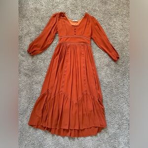 Burnt Orange Dress